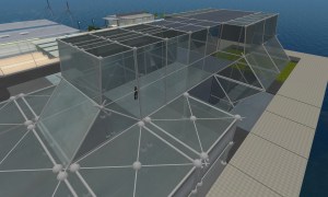 Library and Cinema under construction.